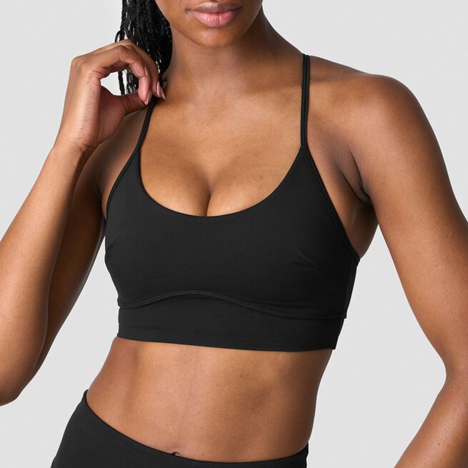 ICIW Endurance Sports Bra, Black Endurance Sports-BH Svart