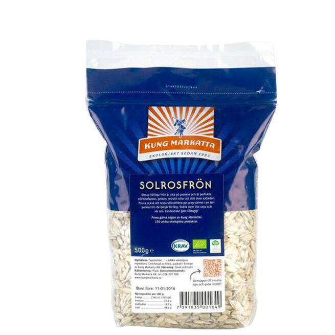 Solsikkefrø, 500 g Solsikkefrø 500 g