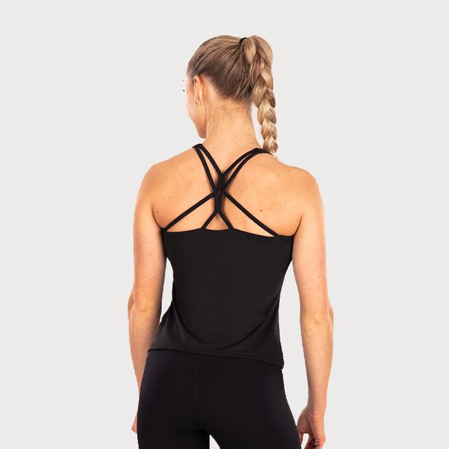 Star Strap Tank Top Black XS Treningstopp Svart