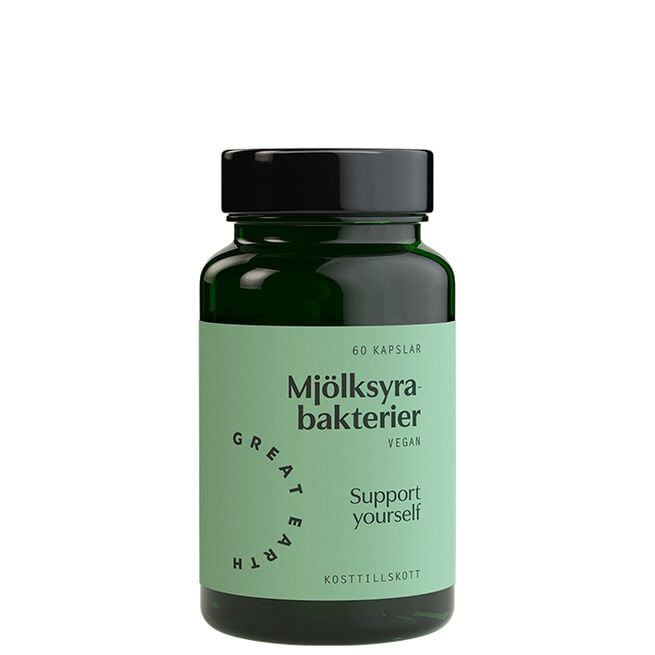 Mjölksyrabakterier 60 kapslar  Melkesyrebakterier 60 kapsler