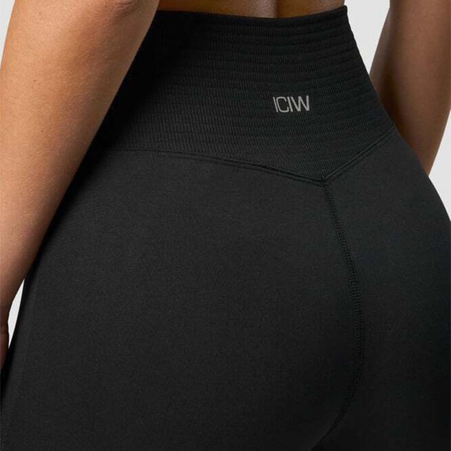 ICIW Define Seamless Flared Tights, Black Define Seamless Tights Svart