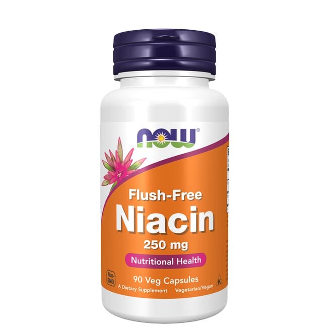 Niacin Flush-Free 250 mg 90 kapslar  Niacin Flush-Free Vitamin B 250 mg 90 kapsler
