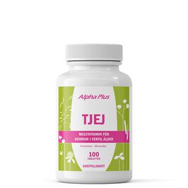 Alpha Plus Tjej 100 tabletter Jente Multivitamin 100 tabletter