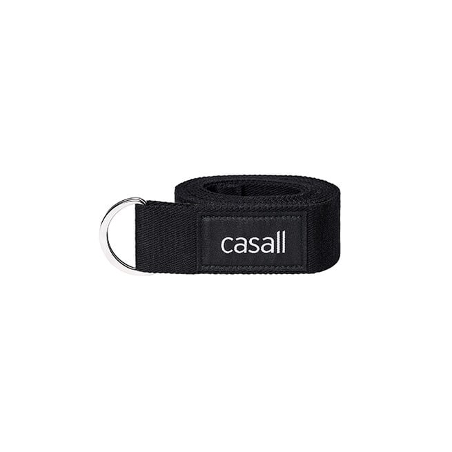 Casall Alignment Yoga Strap Black Yogarem Svart