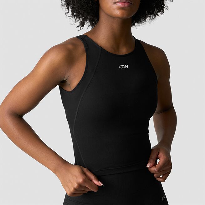 Ignite Midi Tank Top, Black, L Midi Treningstopp Svart