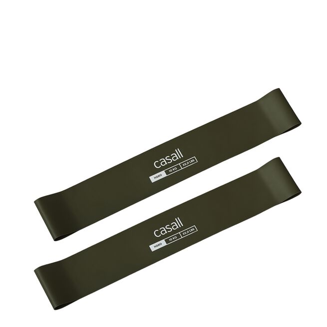 Rubber Band Light 2pcs, Hard, Green Gummibånd 2-pakk