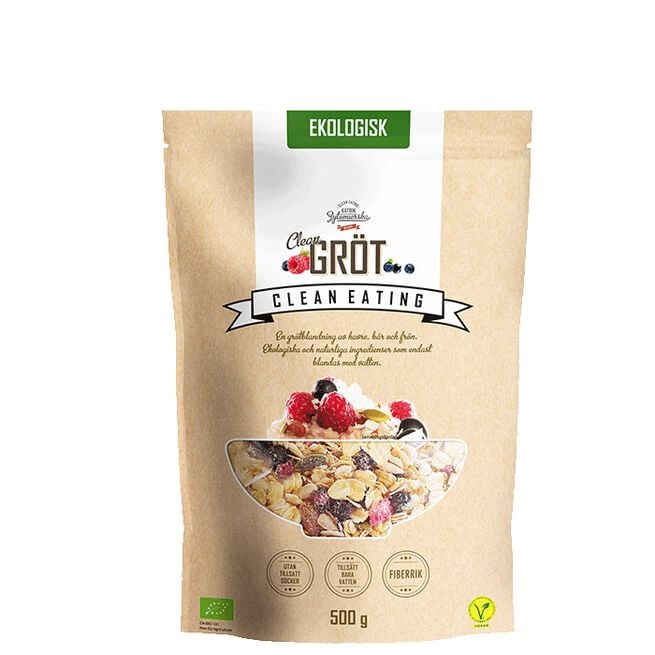 Clean Gröt Ekologisk, 500 g Clean Grøt Økologisk, 500 g