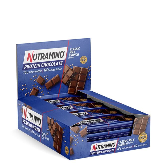 16 x Nutramino Proteinbar, 50 g, Classic Milk Crunch 16 x Proteinbar 50 g Classic Milk Crunch Classic Milk Crunch