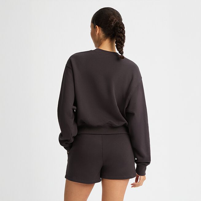 Soft Sweatshirt, Obsidian Black, L  Collegegenser Svart