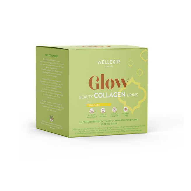 Wellexir Glow Beauty Drink Lemonade 30 st Glow Beauty Drikk Lemonade 30 stk