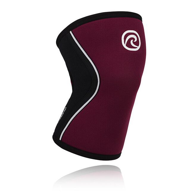 RX Knee Sleeve, 5mm, Burgundy/Black, XS  RX Knestøtte 5mm Vinrød/Svart