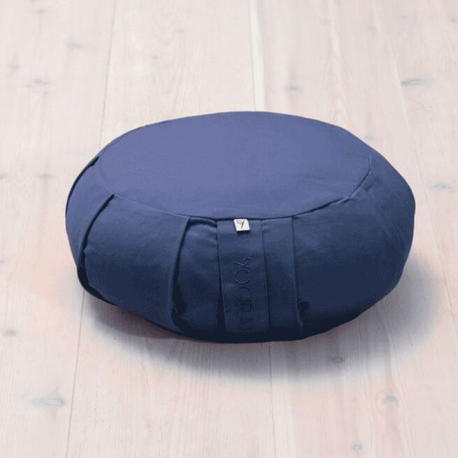 Meditation Cushion Round, Blueberry Blue Yogiraj Meditasjonspute Rund Blå