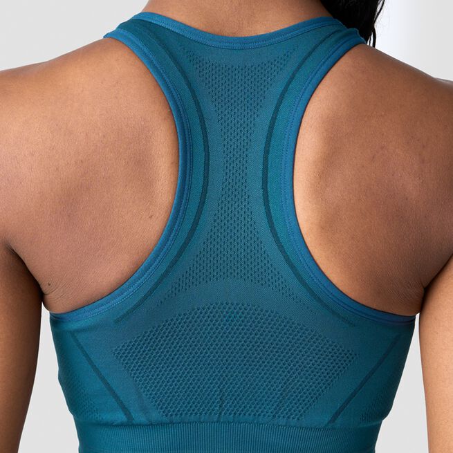 ICIW Endurance Seamless Sports Bra, Teal Endurance Seamless Sports-BH Blå