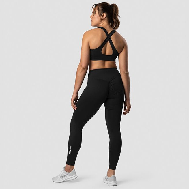 Scrunch V-shape Tights, Black, L  Scrunch V-shape Tights, Black