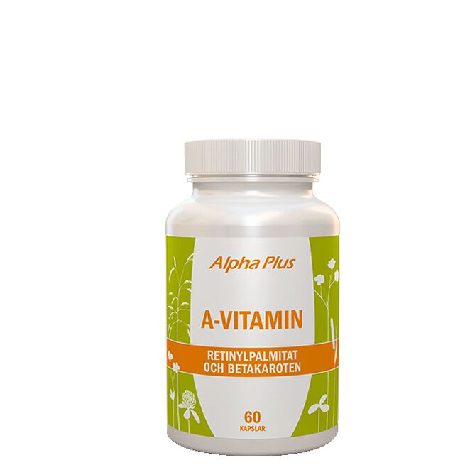 A-vitamin 60 kapslar Alpha Plus