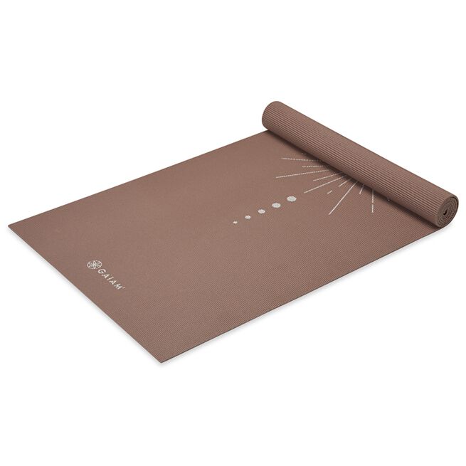 Gaiam Cinnamon Vision Yoga Mat Classic Printed 5 mm  Vision Yogamatte 5 mm Brun