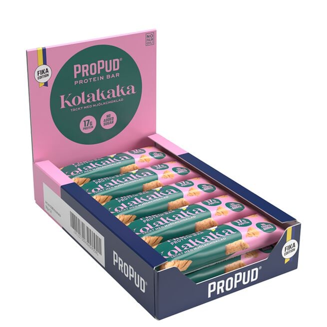 12 x ProPud Protein Bar, 55 g, Kolakaka 12 x Proteinbar 55 g Kolakaka
