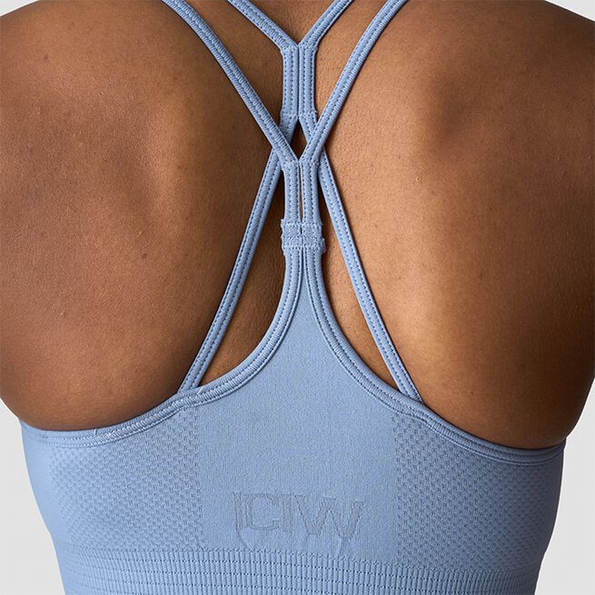 Define Seamless Sports Bra, Metal Blue, L  Define Seamless Sport-bh Blå