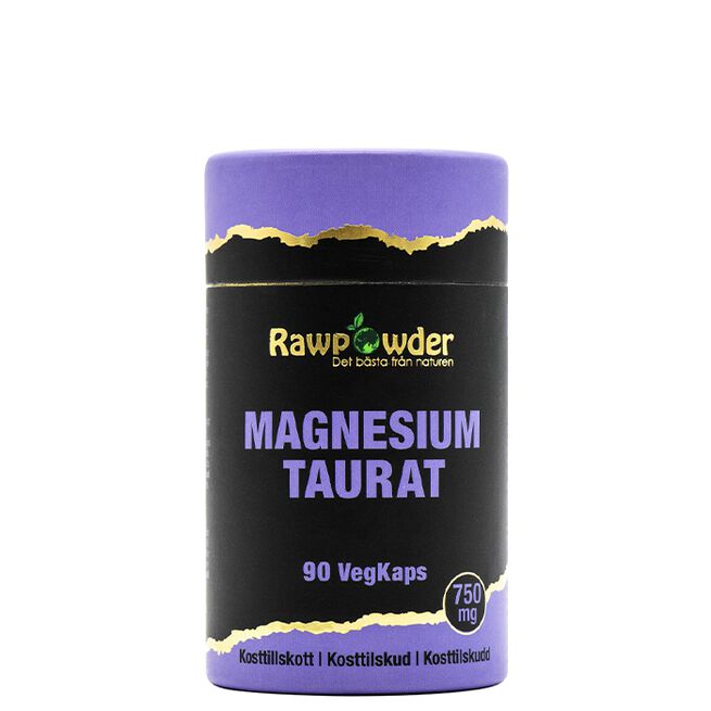 Rawpowder Magnesium Taurat 750 mg 90 kapslar Magnesium Taurate 750 mg 90 kapsler
