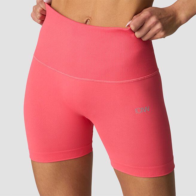 Define Seamless Pocket Shorts, Dark Pink Peach, L  Define Sømløse Shorts Rosa
