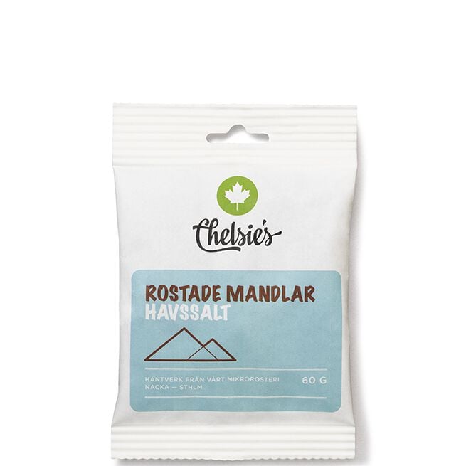 Rostade Mandlar Havssalt 60 g Ristede Mandler Havsalt 60 g