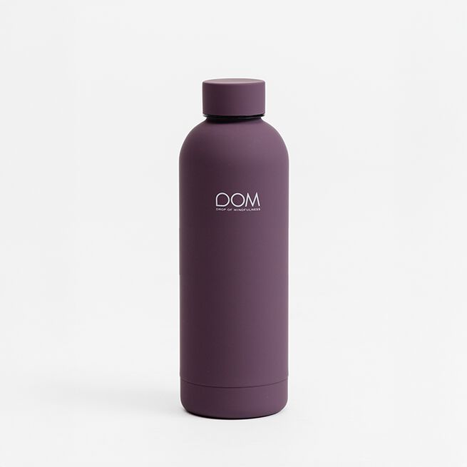 Water Bottle, Dark Mauve Vannflaske Lilla