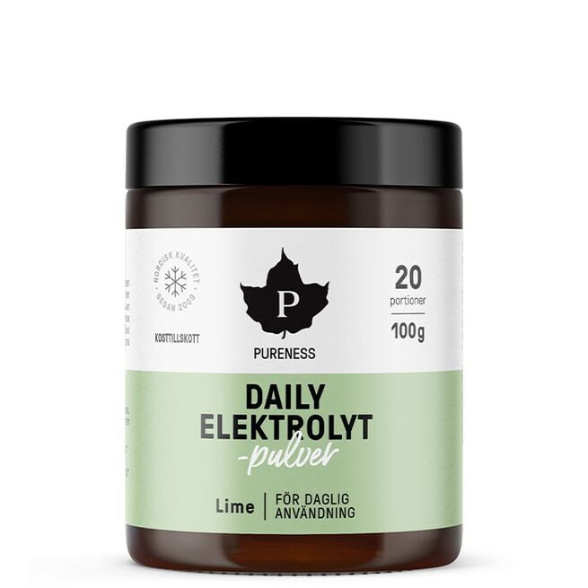 Pureness Daily Elektrolytpulver Lime 100 g Daily Elektrolyttpulver Lime 100 g