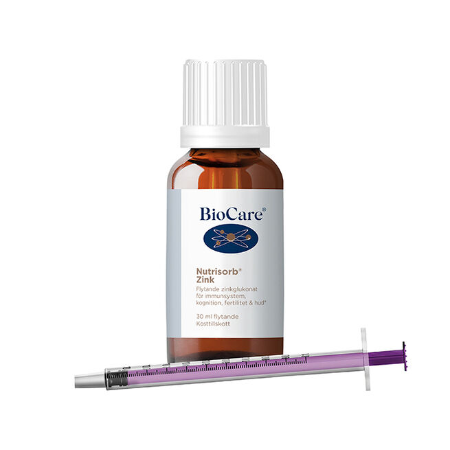 Nutrisorb Flytande Zink 30 ml Nutrisorb Flytende Sink 30 ml