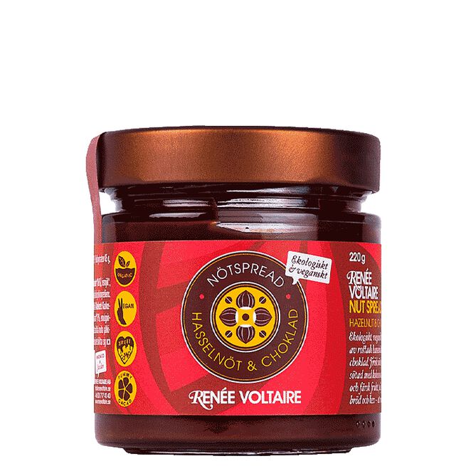 Renee voltaire Hasselnöt & Choklad Spread EKO, 220 g Nøttesmør Hasselnøtt Og Sjokolade 220 g Hazelnut