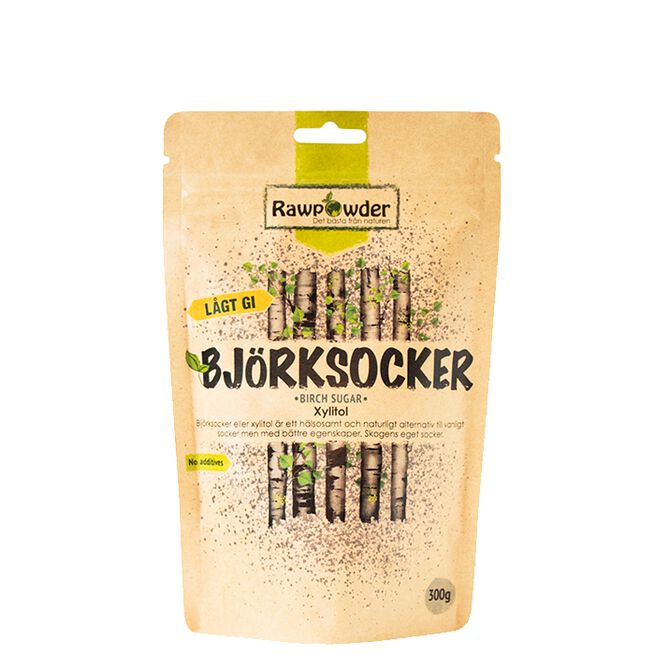 Bjørkesukker Xylitol, 300 g Bjørkesukker Xylitol 300 g