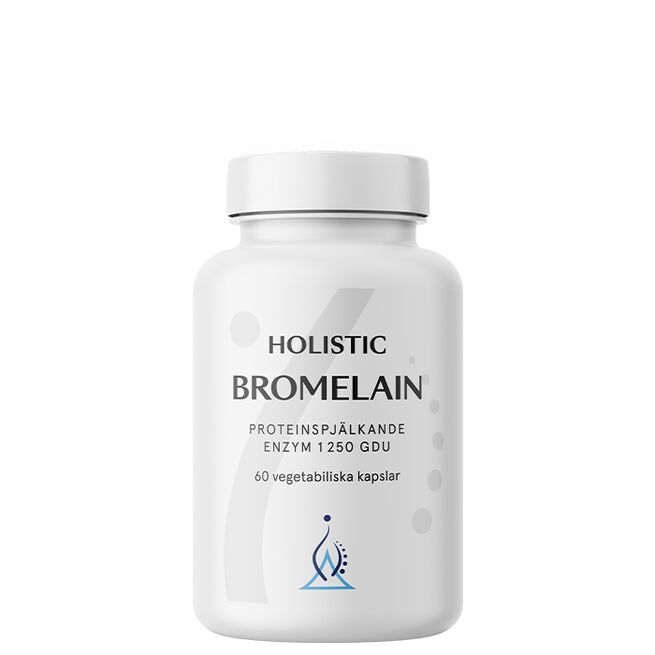 Holistic Bromelain 60 vegetabiliska kapslar Bromelain 60 vegetabilske kapsler