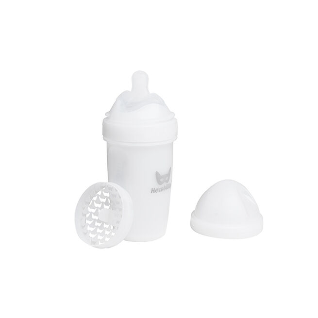 Baby Bottle 240ml/8,5oz LT White Smokkflaske 240 ml Hvit