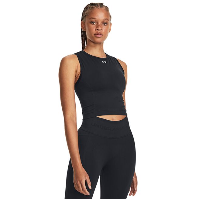 UA Vanish Seamless Tank, Black, L Vanish Seamless Singlet Svart