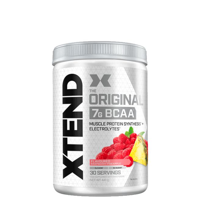 Xtend BCAA, 30 servings Xtend BCAA pulver 30 porsjoner Pineapple/Raspberry