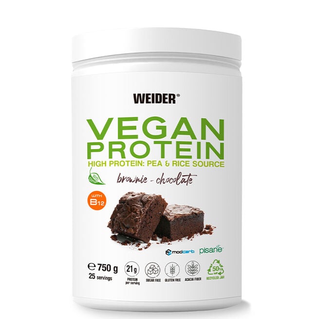 Vegan Protein, 750 g, Chocolate Vegansk Proteinpulver 750 g Chocolate