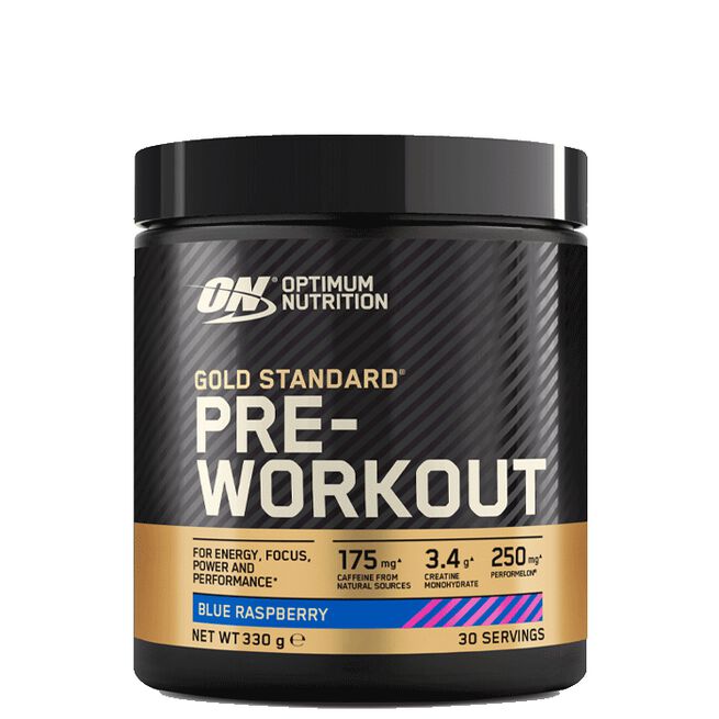 Gold Standard Pre-Workout, 330g, Blue Raspberry Gold Standard PWO 330g Blue Raspberry