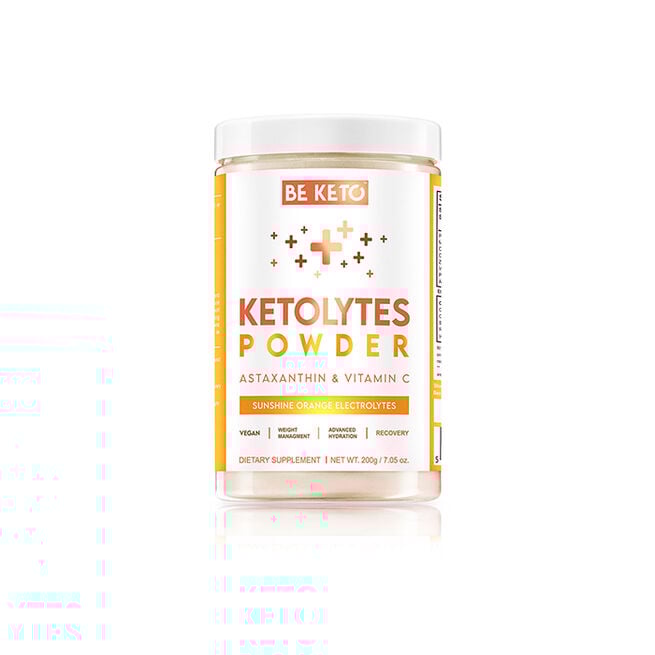 KETO Electrolytes Powder 200 g Sunshine Orange  KETO Electrolytes Powder 200 g Sunshine Orange