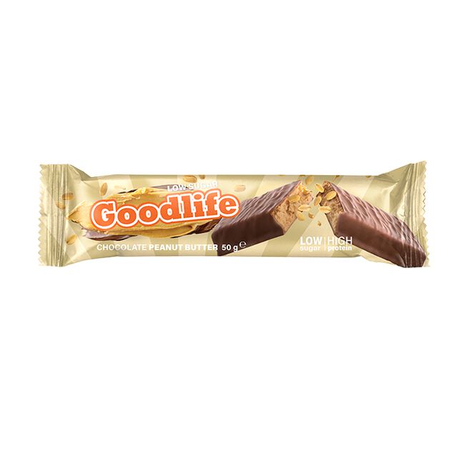 Goodlife LowSugar Chocolate peanutbutter Proteinbar Low Sugar 50 g Chocolate Peanut Butter