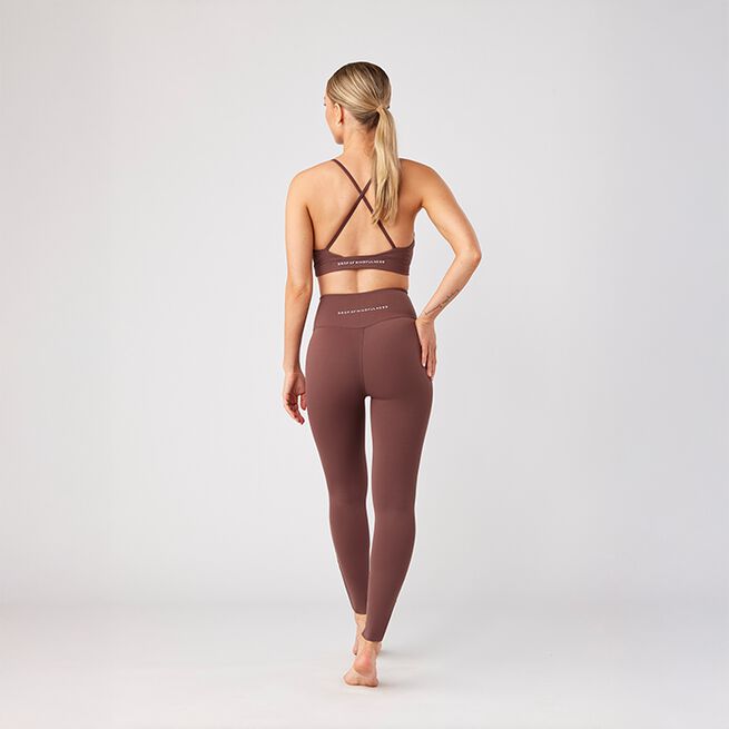 Ultimate Ruched Tights, Intense Rust, S  Ultimate Treningstights Rød