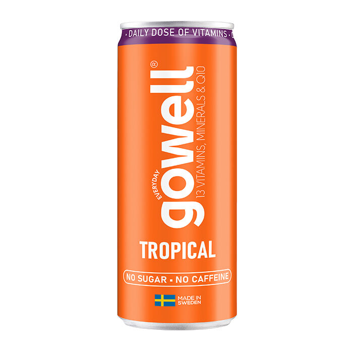 24 x GoWell Funksjonsdrikk Brett 33 cl Tropical