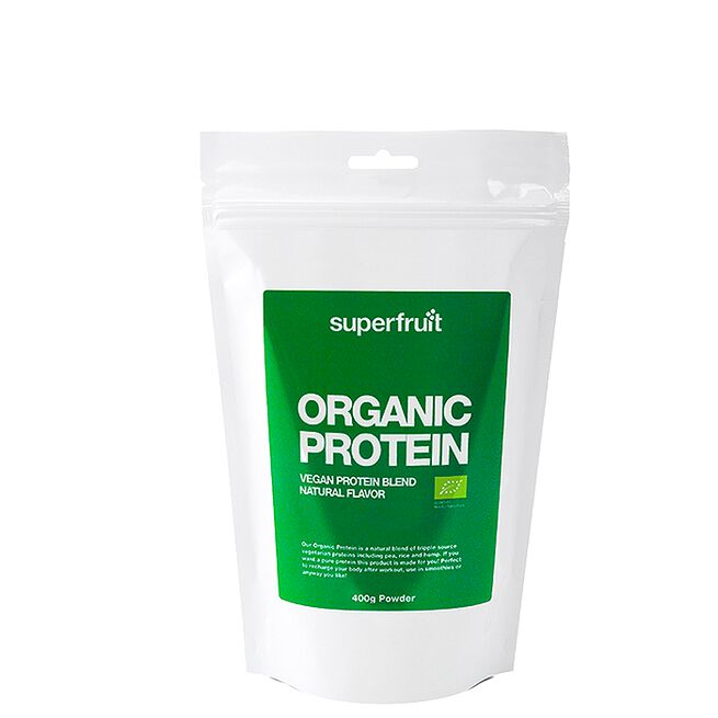 Organic Protein Pulver EKO 400 g Organic Protein Vegansk proteinpulver 400 g Naturell