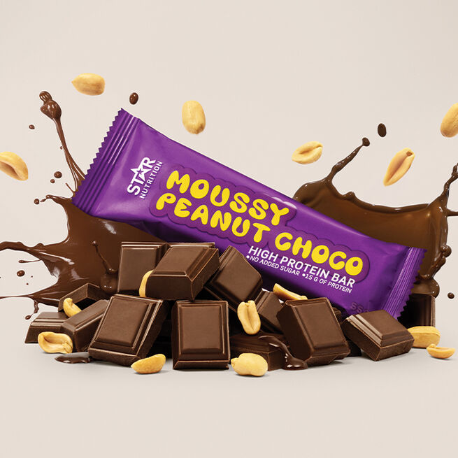 Soft Protein Bar, 55g, Peanut Choco Mousse  Soft Protein Bar, 55g Peanut Choco Mousse