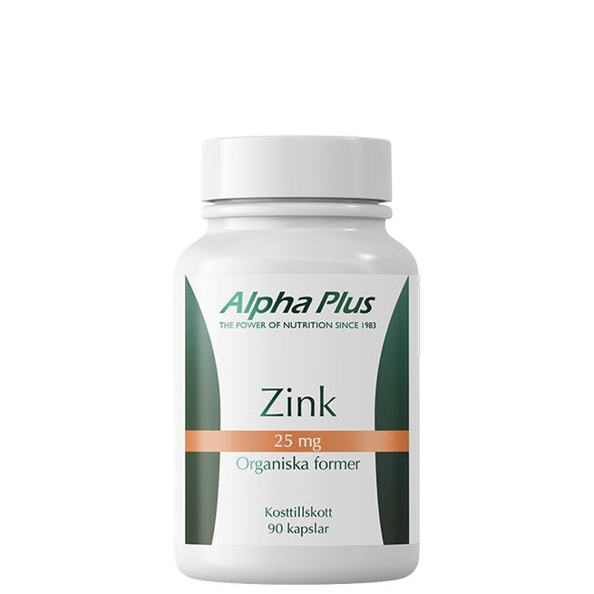 Zink 25 mg 90 kapslar Zink 25 mg, 90 kaps