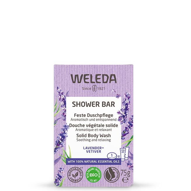 Weleda Shower Bar Lavender 75 g Dusjsåpe Lavendel 75 g