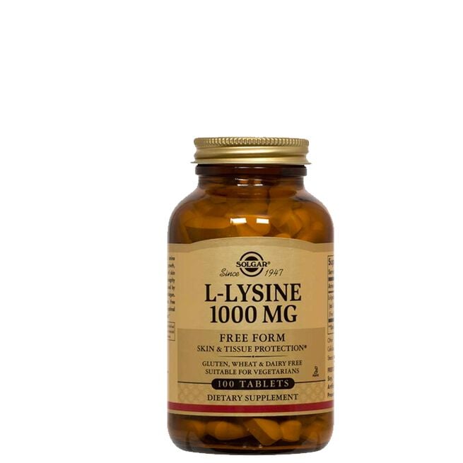 L-lysine 1000 mg 100 tabletter  L-lysine 1000 mg, 100 tabletter