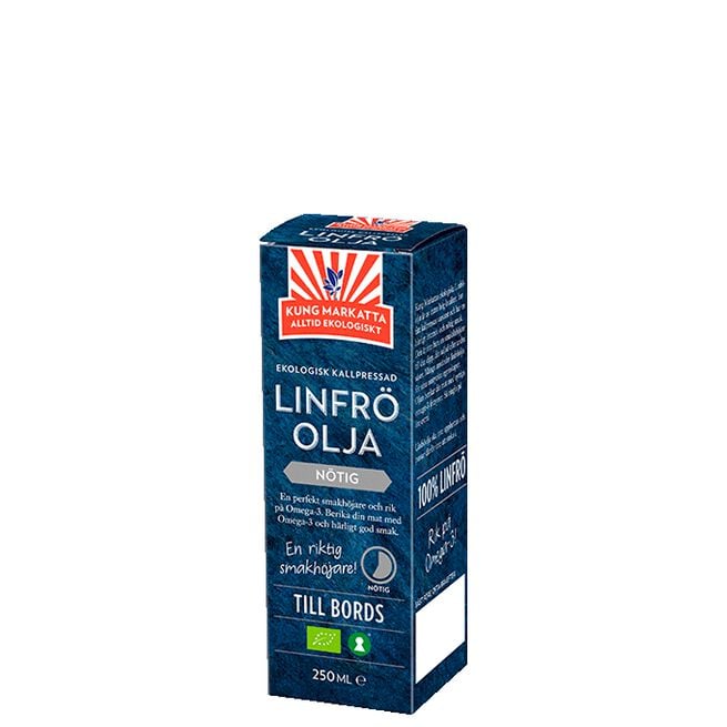 Linfröolja Kallpressad EKO, 250 ml Linfrøolje Kaldpresset 250 ml