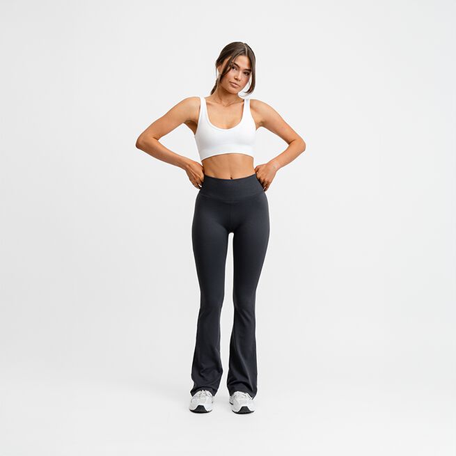 Seamless Deep V Bra, White, XS  Sport-BH Hvit