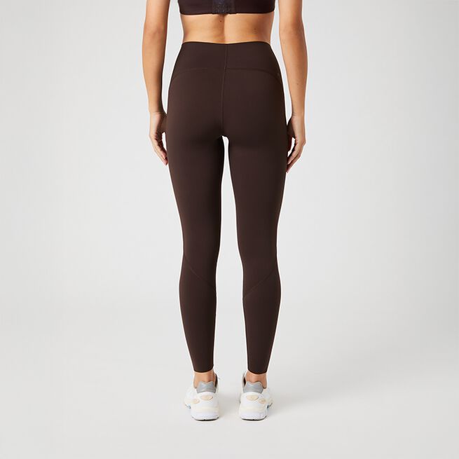Borg Sleek Tights, Molé, L  Sleek Treningstights Brun