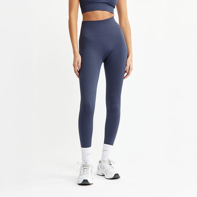 Signature Seamless Tights, Dark Blue, XS Treningstights Mørkeblå