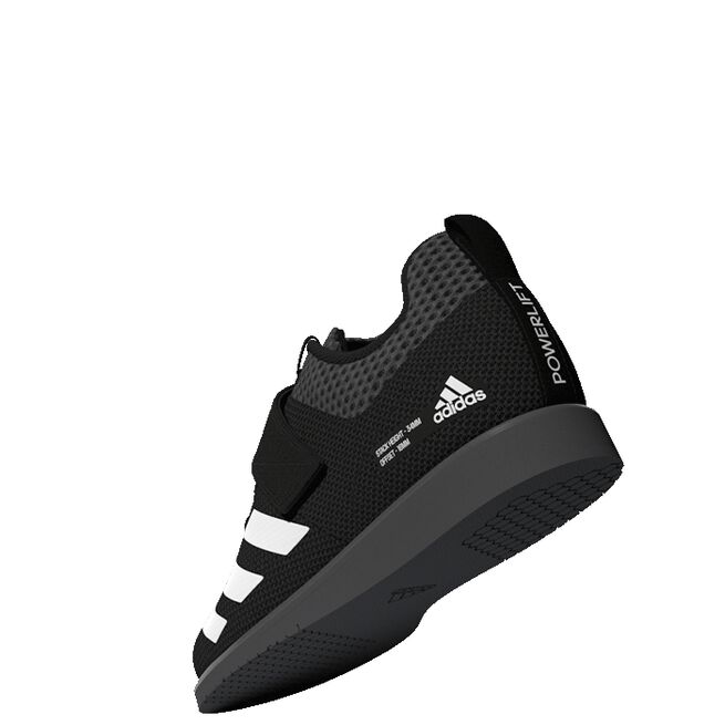 Adidas Powerlift 5,  Black/White/Grey, 40 2/3  Powerlift 5 Sko Svart Hvit Grå